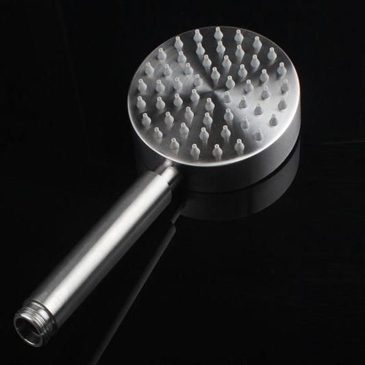 Modern Round Shower Head 304 Stainless Steel Handheld Shower Head Clearhalo 'Bathroom Remodel & Bathroom Fixtures' 'Home Improvement' 'home_improvement' 'home_improvement_shower_heads' 'Shower Heads' 'shower_heads' 'Showers & Bathtubs Plumbing' 'Showers & Bathtubs' 1200x1200_796a6022-b07f-49d8-9806-71822db29f77
