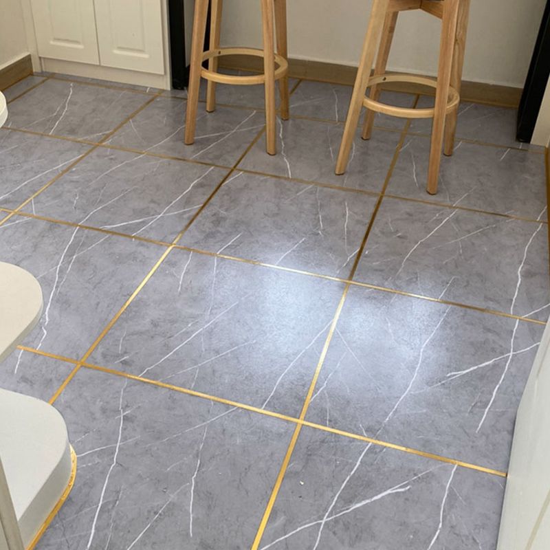 Modern Vinyl Floor Tiles Peel & Stick Marble Printed PVC Flooring Clearhalo 'Flooring 'Home Improvement' 'home_improvement' 'home_improvement_vinyl_flooring' 'Vinyl Flooring' 'vinyl_flooring' Walls and Ceiling' 1200x1200_796a7f7a-c0da-4960-90d0-99d59965a5cd