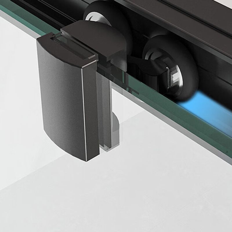 Semi-Frameless Shower Bath Door Single Sliding Shower Doors Tempered Clearhalo 'Bathroom Remodel & Bathroom Fixtures' 'Home Improvement' 'home_improvement' 'home_improvement_shower_tub_doors' 'Shower and Tub Doors' 'shower_tub_doors' 'Showers & Bathtubs' 1200x1200_79befb2b-d37c-45f4-9358-ef581fcf058f