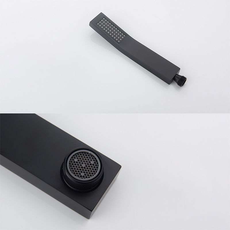 Deck Mounted Metal Freestanding Tub Filler Single Handle Freestanding Faucet Clearhalo 'Bathroom Remodel & Bathroom Fixtures' 'Bathtub Faucets' 'bathtub_faucets' 'Home Improvement' 'home_improvement' 'home_improvement_bathtub_faucets' 1200x1200_79f6c839-3a76-4d63-914d-2501debfe8e8