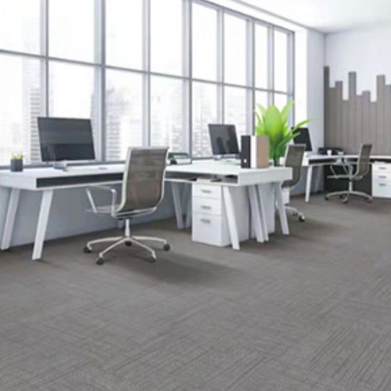 Carpet Tile Fade Resistant Non-Skid Solid Color Self-Stick Carpet Tiles Bedroom Clearhalo 'Carpet Tiles & Carpet Squares' 'carpet_tiles_carpet_squares' 'Flooring 'Home Improvement' 'home_improvement' 'home_improvement_carpet_tiles_carpet_squares' Walls and Ceiling' 1200x1200_7a0462c7-278c-4478-b470-50b26859f238