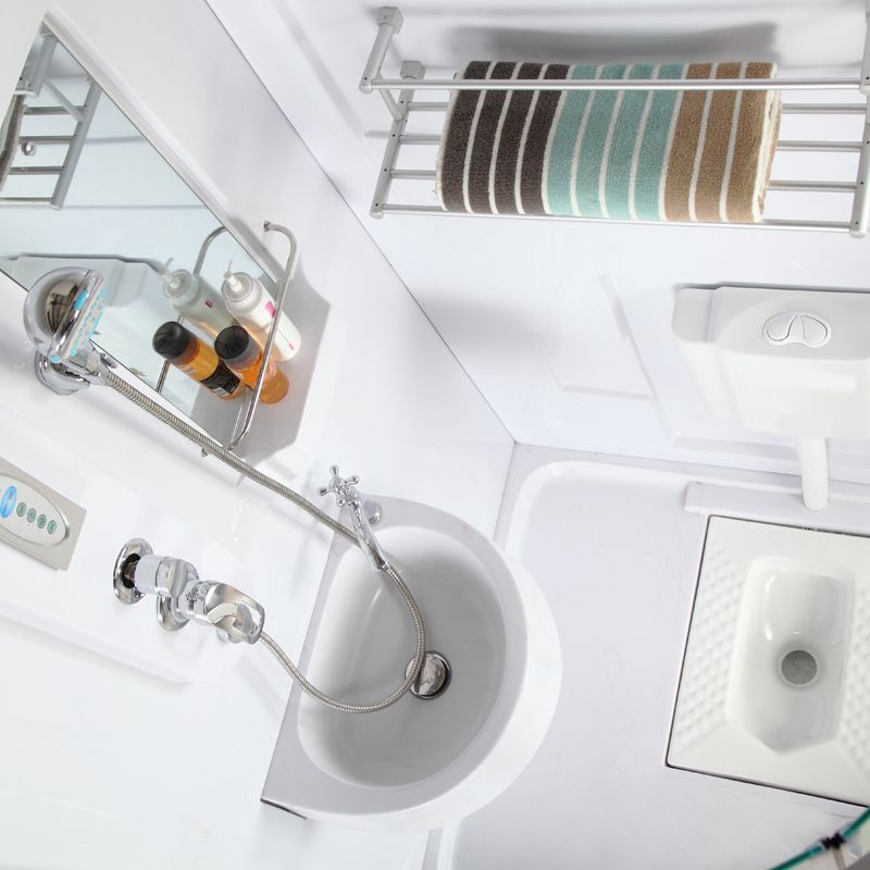 Double Sliding Shower Enclosure Clear Glass Framed Shower Enclosure Clearhalo 'Bathroom Remodel & Bathroom Fixtures' 'Home Improvement' 'home_improvement' 'home_improvement_shower_stalls_enclosures' 'Shower Stalls & Enclosures' 'shower_stalls_enclosures' 'Showers & Bathtubs' 1200x1200_7a086209-9da0-4f9d-82b2-4019ed6dc85f