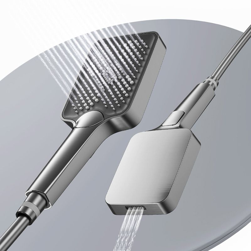 Modern Shower Set Slide Bar Handheld Shower Head Wall Mounted Shower System Clearhalo 'Bathroom Remodel & Bathroom Fixtures' 'Home Improvement' 'home_improvement' 'home_improvement_shower_faucets' 'Shower Faucets & Systems' 'shower_faucets' 'Showers & Bathtubs Plumbing' 'Showers & Bathtubs' 1200x1200_7a2a1d62-1bc6-4f18-ac47-281de45f1a6d