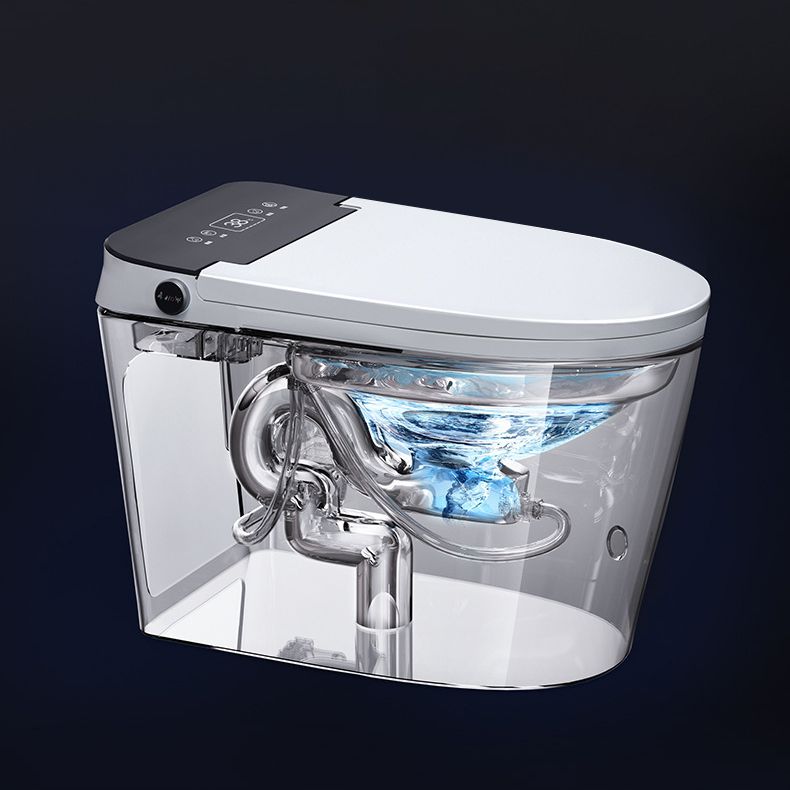 Modern Floor Mount Toilet Bowl White Toilet with Seat for Bathroom Clearhalo 'Bathroom Remodel & Bathroom Fixtures' 'Home Improvement' 'home_improvement' 'home_improvement_toilets' 'Toilets & Bidets' 'Toilets' 1200x1200_7a52e861-3f54-4b6f-bfb5-f6ce7cd809cd