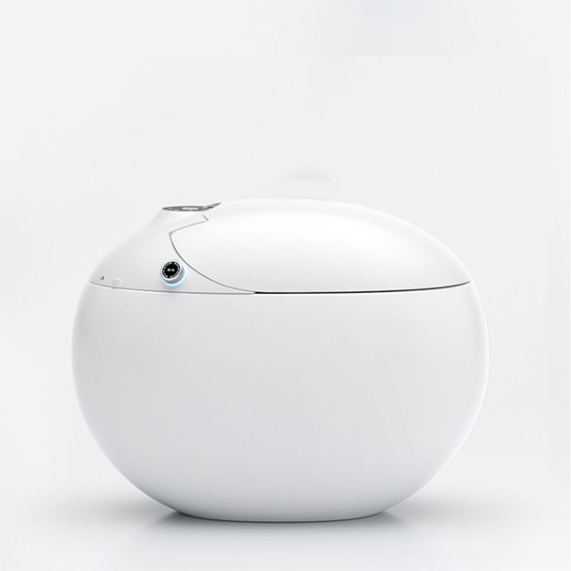 Contemporary Floor Standing Bidet Round White Temperature Control Ceramic Clearhalo 'Bathroom Remodel & Bathroom Fixtures' 'Bidets' 'Home Improvement' 'home_improvement' 'home_improvement_bidets' 'Toilets & Bidets' 1200x1200_7a79395d-db39-49e4-a89b-77c3da60c229