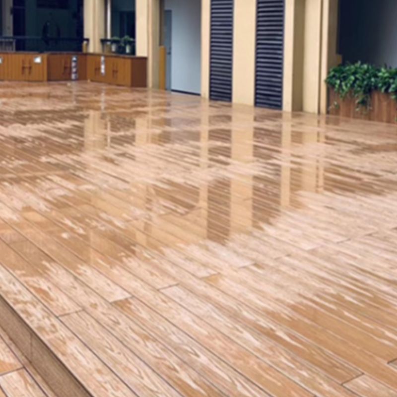 Wire brushed Hardwood Deck Tiles Engineered Flooring Planks for Patio Clearhalo 'Flooring 'Hardwood Flooring' 'hardwood_flooring' 'Home Improvement' 'home_improvement' 'home_improvement_hardwood_flooring' Walls and Ceiling' 1200x1200_7a7b71cb-010f-430e-9b59-26e9032f3470