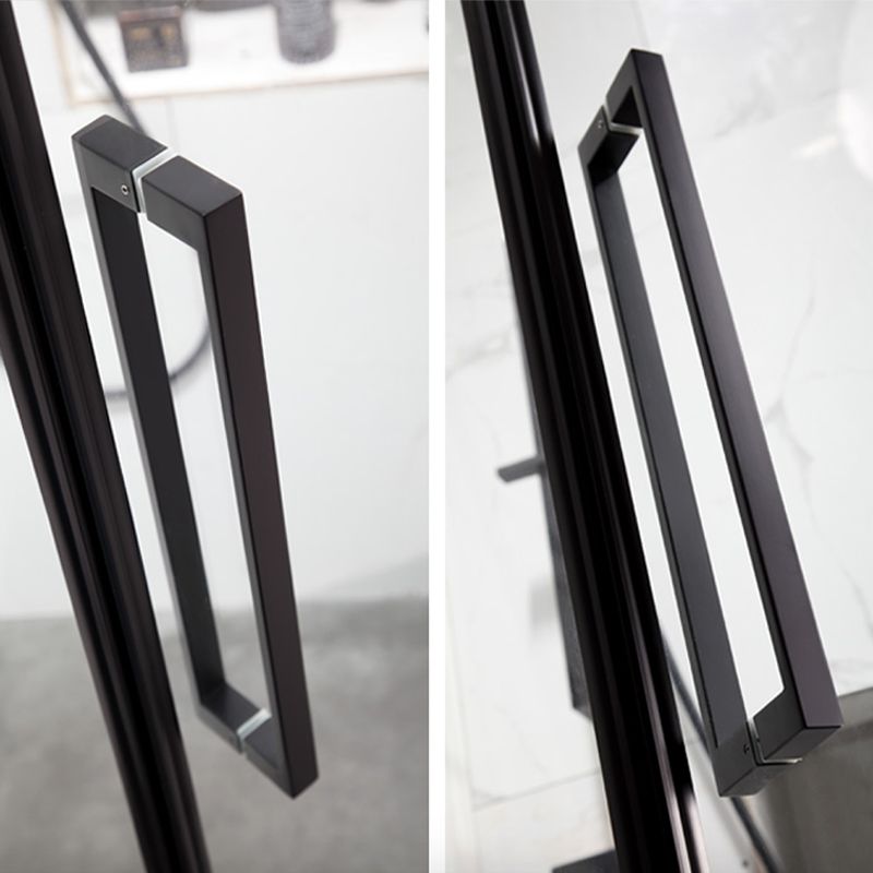 Tempered Glass Shower Stall with Fixed Panel Neo-Angle Corner Shower Stall Clearhalo 'Bathroom Remodel & Bathroom Fixtures' 'Home Improvement' 'home_improvement' 'home_improvement_shower_stalls_enclosures' 'Shower Stalls & Enclosures' 'shower_stalls_enclosures' 'Showers & Bathtubs' 1200x1200_7ab1f025-9f7f-4664-be33-34e167264c4a