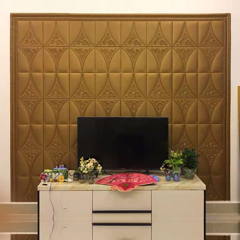 Modern Style Plastic Wall Panel Living Room Peel and Stick 3D Wall Paneling Clearhalo 'Flooring 'Home Improvement' 'home_improvement' 'home_improvement_wall_paneling' 'Wall Paneling' 'wall_paneling' 'Walls & Ceilings' Walls and Ceiling' 1200x1200_7ac417e2-5771-4d06-83a9-158cd8ef8c7d