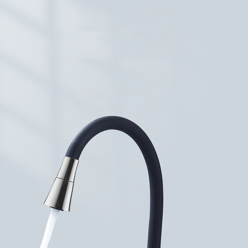 Contemporary Two Handles Kitchen Faucet Pull Down Bar Faucet Clearhalo 'Home Improvement' 'home_improvement' 'home_improvement_kitchen_faucets' 'Kitchen Faucets' 'Kitchen Remodel & Kitchen Fixtures' 'Kitchen Sinks & Faucet Components' 'kitchen_faucets' 1200x1200_7ac47241-b557-49aa-9b88-3abf52893b7d