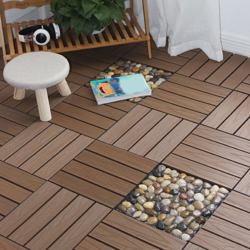 Outdoor Floor Board Stripe Composite Waterproof Square Deck Plank Clearhalo 'Home Improvement' 'home_improvement' 'home_improvement_outdoor_deck_tiles_planks' 'Outdoor Deck Tiles & Planks' 'Outdoor Flooring & Tile' 'Outdoor Remodel' 'outdoor_deck_tiles_planks' 1200x1200_7ace6062-8ce6-411e-a605-ef9c2e3c2483