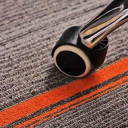 Loose Lay Carpet Tiles Ombre Print Fade Resistant Carpet Tiles - Clearhalo