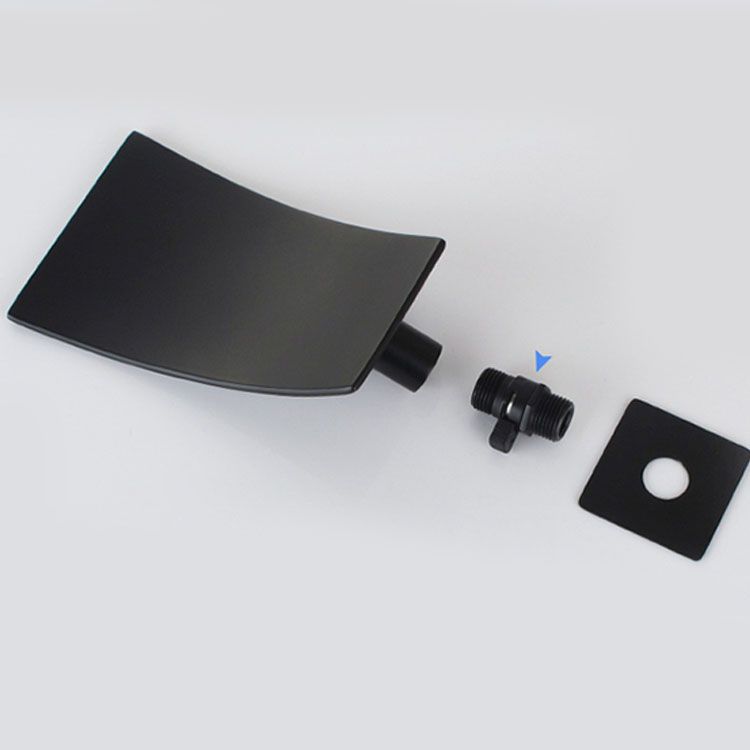 Contemporary Bathroom Faucet Wall Mounted Copper Fixed Clawfoot Tub Faucet Trim Clearhalo 'Bathroom Remodel & Bathroom Fixtures' 'Bathtub Faucets' 'bathtub_faucets' 'Home Improvement' 'home_improvement' 'home_improvement_bathtub_faucets' 1200x1200_7ae2da85-24f9-45d9-b161-4ed342734ef1