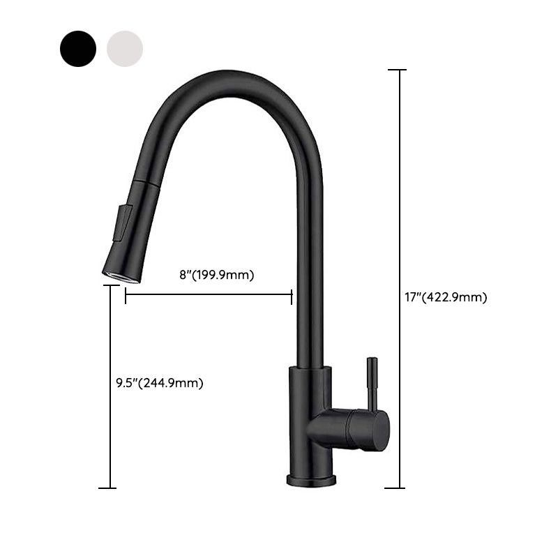 Pull Down Sprayer Kitchen Faucet Touch Sensor 304 Stainless Steel High Arc Kitchen Faucet Clearhalo 'Home Improvement' 'home_improvement' 'home_improvement_kitchen_faucets' 'Kitchen Faucets' 'Kitchen Remodel & Kitchen Fixtures' 'Kitchen Sinks & Faucet Components' 'kitchen_faucets' 1200x1200_7aeced4a-7d5c-4d6c-b5a4-b559e4f2d415