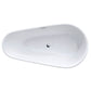 White Acrylic Oval Bathtub Freestanding Soaking Bath Tub with Center Drain Clearhalo 'Bathroom Remodel & Bathroom Fixtures' 'Bathtubs' 'Home Improvement' 'home_improvement' 'home_improvement_bathtubs' 'Showers & Bathtubs' 1200x1200_7af03b66-99d5-4a88-8f57-b85d589fd7f6