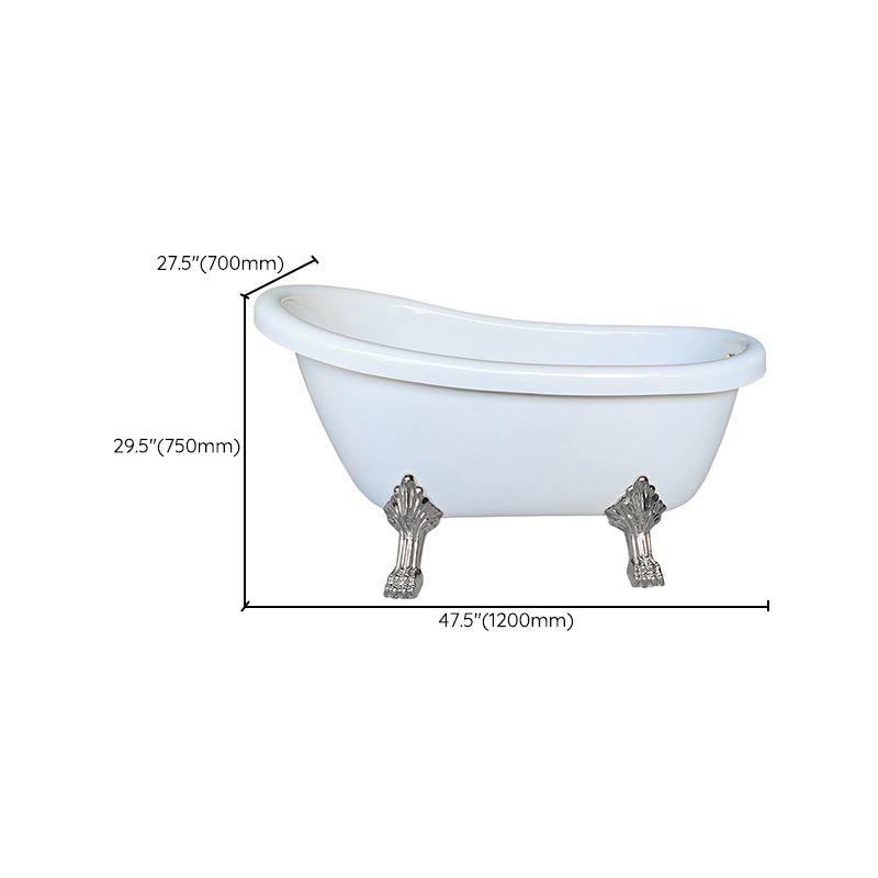 Freestanding Soaking Bath Antique Finish Modern Oval Bath Tub Clearhalo 'Bathroom Remodel & Bathroom Fixtures' 'Bathtubs' 'Home Improvement' 'home_improvement' 'home_improvement_bathtubs' 'Showers & Bathtubs' 1200x1200_7af36dbb-4cc4-4f15-8b85-bd3aac68cfc5