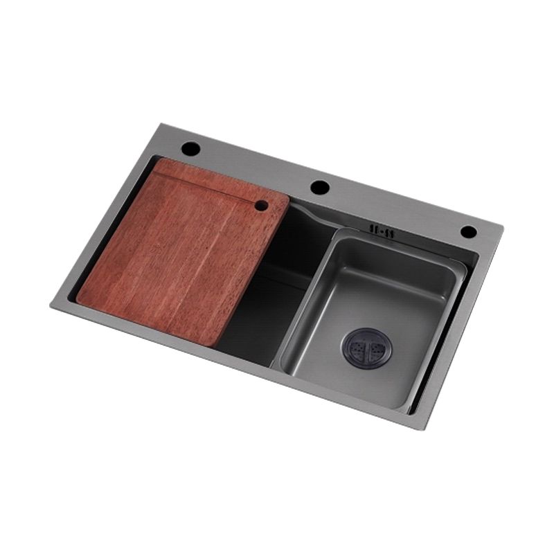 Classic Style Kitchen Sink Corrosion Resistant Kitchen Sink with Drain Assembly Clearhalo 'Home Improvement' 'home_improvement' 'home_improvement_kitchen_sinks' 'Kitchen Remodel & Kitchen Fixtures' 'Kitchen Sinks & Faucet Components' 'Kitchen Sinks' 'kitchen_sinks' 1200x1200_7aff16b7-909d-4f2b-9115-b53ef3257168