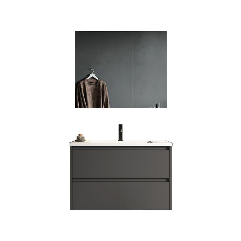 Modern Ceramic Bathroom Vanity Gray Single Sink Rectangular Vanity Set Clearhalo 'Bathroom Remodel & Bathroom Fixtures' 'Bathroom Vanities' 'bathroom_vanities' 'Home Improvement' 'home_improvement' 'home_improvement_bathroom_vanities' 1200x1200_7b1957f0-b68e-4a9f-bee9-802abfa63326