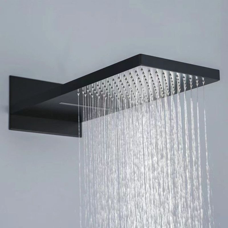 Shower System Wall Mounted Massage Jet Adjustable Spray Pattern Shower Trim Clearhalo 'Bathroom Remodel & Bathroom Fixtures' 'Home Improvement' 'home_improvement' 'home_improvement_shower_faucets' 'Shower Faucets & Systems' 'shower_faucets' 'Showers & Bathtubs Plumbing' 'Showers & Bathtubs' 1200x1200_7b3997b6-95e9-4f10-8929-595cf719ad26