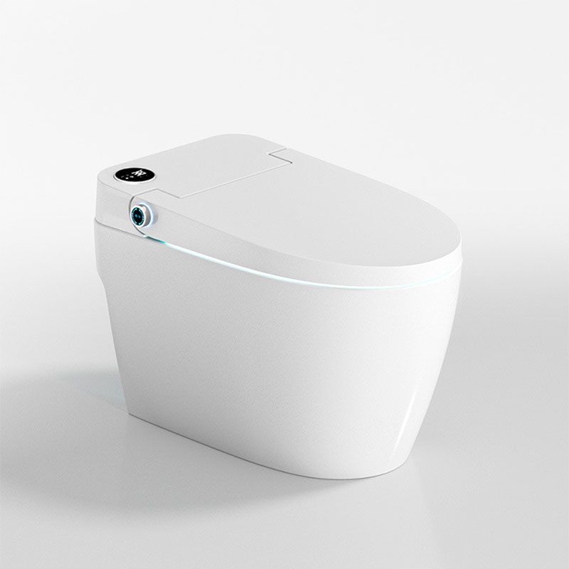 Modern White Skirted Toilet Bowl All-In-One Toilet with Seat for Bathroom Clearhalo 'Bathroom Remodel & Bathroom Fixtures' 'Home Improvement' 'home_improvement' 'home_improvement_toilets' 'Toilets & Bidets' 'Toilets' 1200x1200_7b3cfc12-a5a6-41e2-8e6b-94e96574a9a4