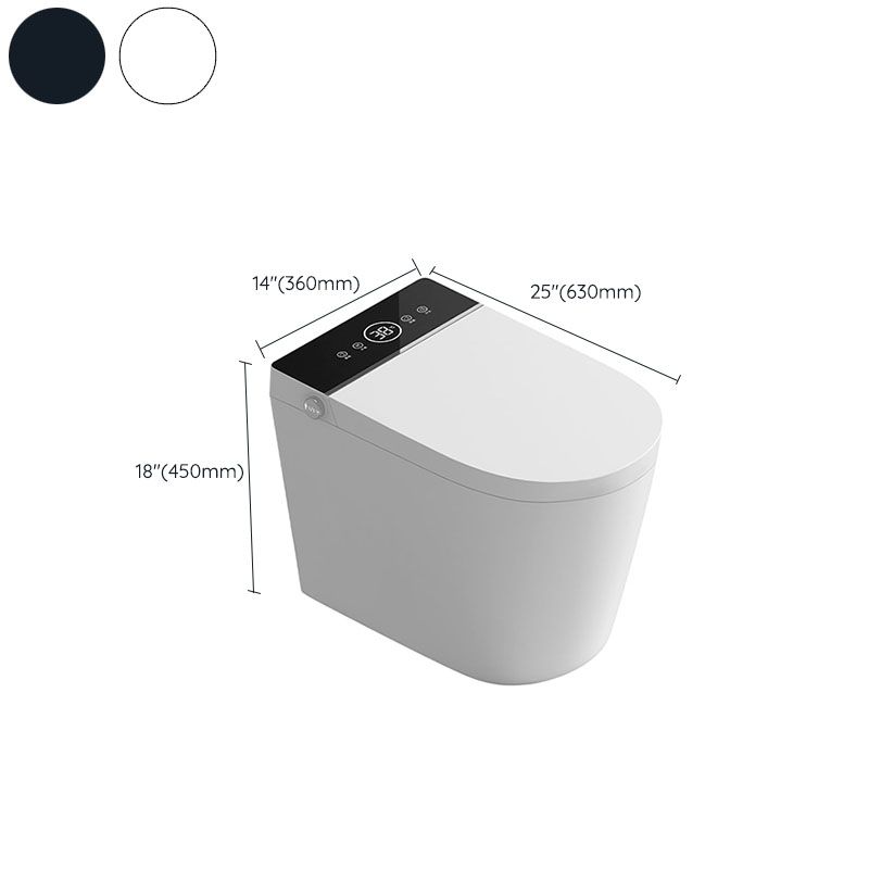 Contemporary 17.5" H Electronic Toilet Elongated Floor Standing Bidet Clearhalo 'Bathroom Remodel & Bathroom Fixtures' 'Bidets' 'Home Improvement' 'home_improvement' 'home_improvement_bidets' 'Toilets & Bidets' 1200x1200_7b4009d6-603c-42d4-b91f-0c34f879ff86