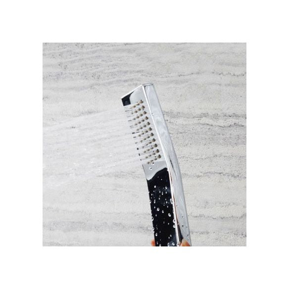 Modern Style Shower System Ceiling Mounted Spot Resist Handle Lever Shower System Clearhalo 'Bathroom Remodel & Bathroom Fixtures' 'Home Improvement' 'home_improvement' 'home_improvement_shower_faucets' 'Shower Faucets & Systems' 'shower_faucets' 'Showers & Bathtubs Plumbing' 'Showers & Bathtubs' 1200x1200_7b4ddb8a-7a82-4af9-b5d9-47f9888a8bf0