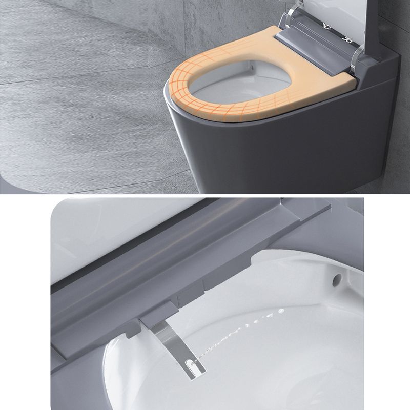 Modern Grey Siphon Jet Flush Toilet One-Piece Wall Mount Toilet for Bathroom Clearhalo 'Bathroom Remodel & Bathroom Fixtures' 'Home Improvement' 'home_improvement' 'home_improvement_toilets' 'Toilets & Bidets' 'Toilets' 1200x1200_7b4f51e2-4e82-4f6c-8108-24a43c7c0706