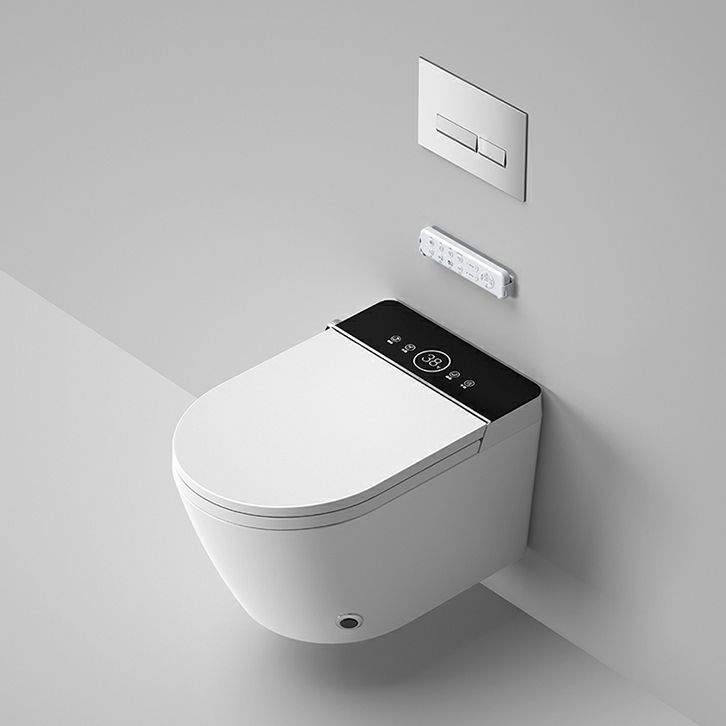 Modern Rectangle Stain Resistant Wall Mounted Bidet with Temperature Control Clearhalo 'Bathroom Remodel & Bathroom Fixtures' 'Bidets' 'Home Improvement' 'home_improvement' 'home_improvement_bidets' 'Toilets & Bidets' 1200x1200_7b562461-630d-47c8-8118-43a20b5ce394