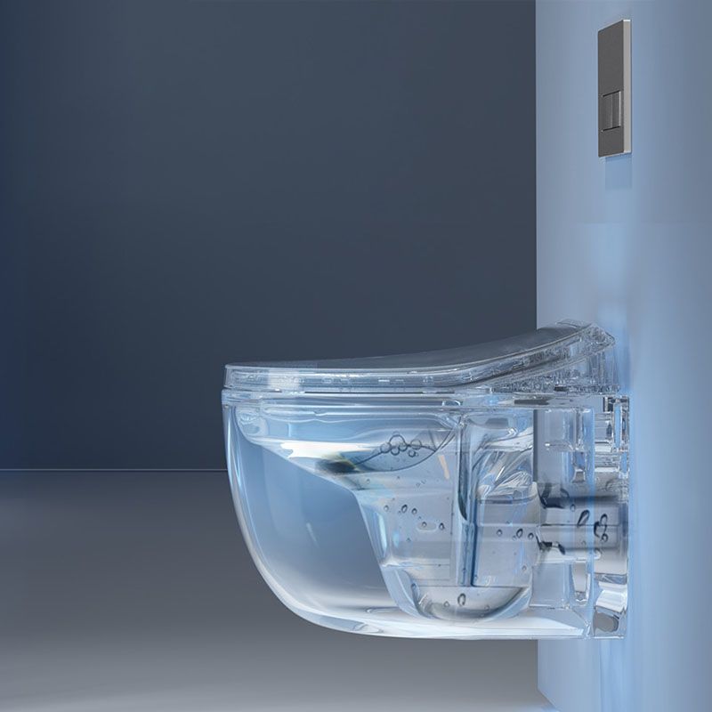 Contemporary Elongated Ceramic Warm Air Dryer Smart Bidet in White Clearhalo 'Bathroom Remodel & Bathroom Fixtures' 'Bidets' 'Home Improvement' 'home_improvement' 'home_improvement_bidets' 'Toilets & Bidets' 1200x1200_7b65196b-3f95-4e5e-9173-14d24d5e0729