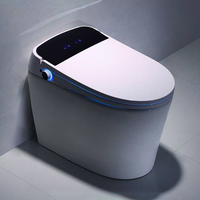 Modern Toilet Bowl Siphon Jet Concealed Tank Toilet with Seat for Bathroom Clearhalo 'Bathroom Remodel & Bathroom Fixtures' 'Home Improvement' 'home_improvement' 'home_improvement_toilets' 'Toilets & Bidets' 'Toilets' 1200x1200_7b786c34-a3f3-4e1d-b894-b6649f12a54b