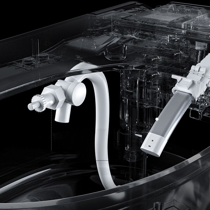 White Smart Bidet Ceramic Elongated Wall Mount with Soft Close Heated Seat Clearhalo 'Bathroom Remodel & Bathroom Fixtures' 'Bidets' 'Home Improvement' 'home_improvement' 'home_improvement_bidets' 'Toilets & Bidets' 1200x1200_7b7efdd2-8dc5-432d-a0e5-dca2725e9b6c