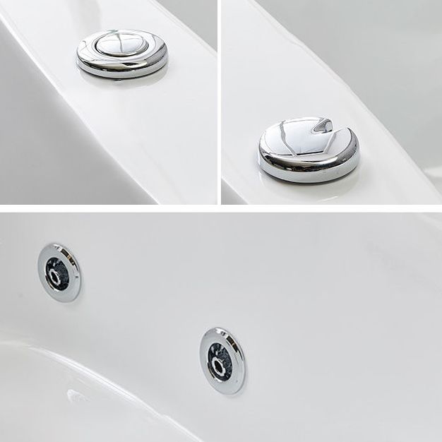 Freestanding Bath Acrylic Soaking White Heater Included Bathtub Clearhalo 'Bathroom Remodel & Bathroom Fixtures' 'Bathtubs' 'Home Improvement' 'home_improvement' 'home_improvement_bathtubs' 'Showers & Bathtubs' 1200x1200_7b8eee34-f294-48bc-a4c6-bc56a51f4b19