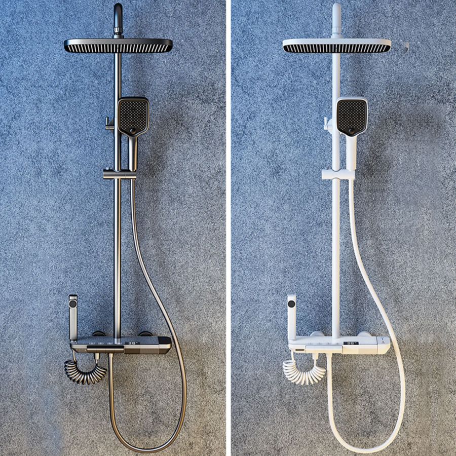 Sistema doccia Soffione doccia quadrato con soffione doccia massaggiante
