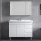 Ceramic Single Bathroom Vanity Modern White Rectangular Freestanding Vanity Set Clearhalo 'Bathroom Remodel & Bathroom Fixtures' 'Bathroom Vanities' 'bathroom_vanities' 'Home Improvement' 'home_improvement' 'home_improvement_bathroom_vanities' 1200x1200_7bc907ec-01ae-4d54-accf-464d1c78eb38