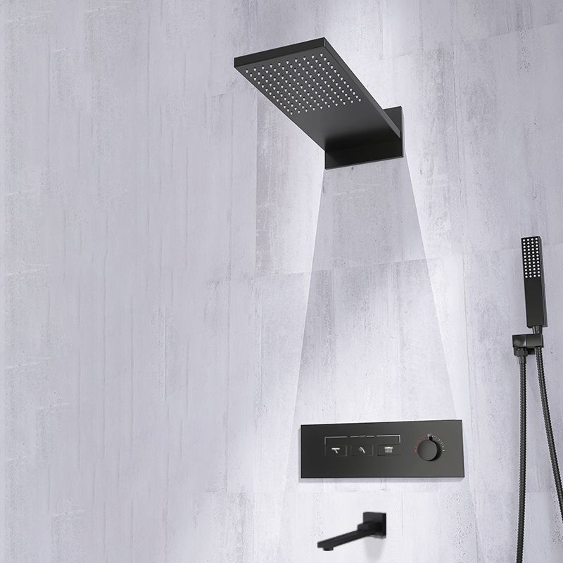 Minimalist Concealed Shower Set Recessed Push Button Wall Diverter Clearhalo 'Bathroom Remodel & Bathroom Fixtures' 'Home Improvement' 'home_improvement' 'home_improvement_shower_faucets' 'Shower Faucets & Systems' 'shower_faucets' 'Showers & Bathtubs Plumbing' 'Showers & Bathtubs' 1200x1200_7bfe480a-df7c-44cf-84c7-82aef07191cc