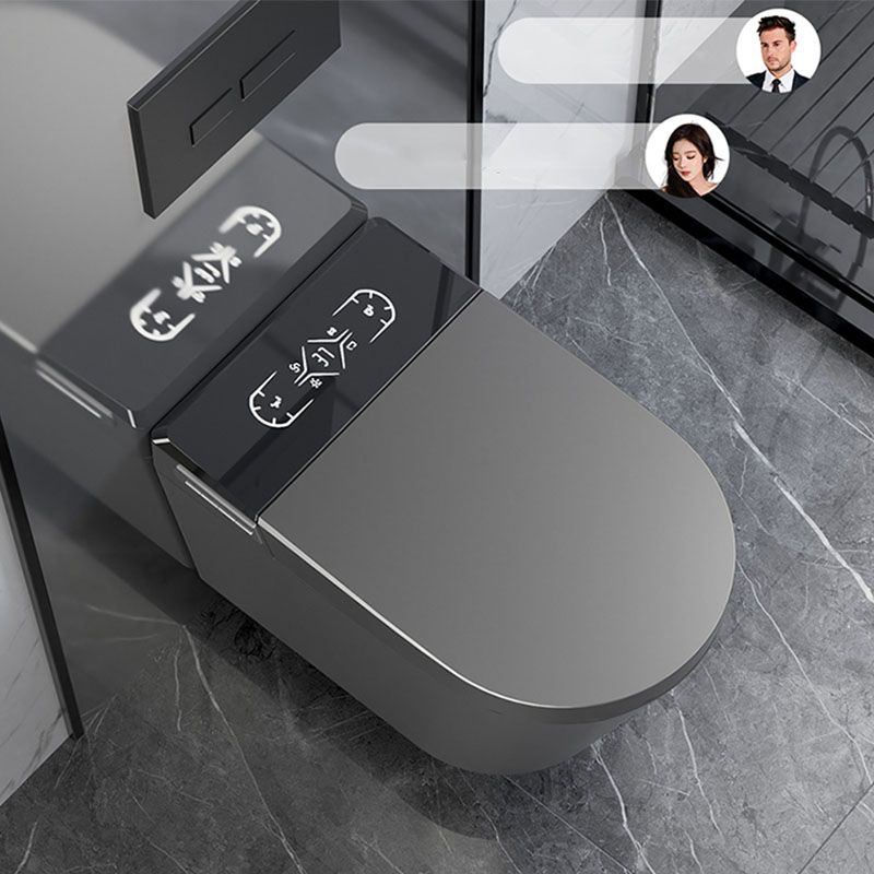 Contemporary Elongated Deodorizing Ceramic Foot Sensor Wall Mounted Bidet Clearhalo 'Bathroom Remodel & Bathroom Fixtures' 'Bidets' 'Home Improvement' 'home_improvement' 'home_improvement_bidets' 'Toilets & Bidets' 1200x1200_7c373bcd-ed99-4fc7-93a6-234e3651e099