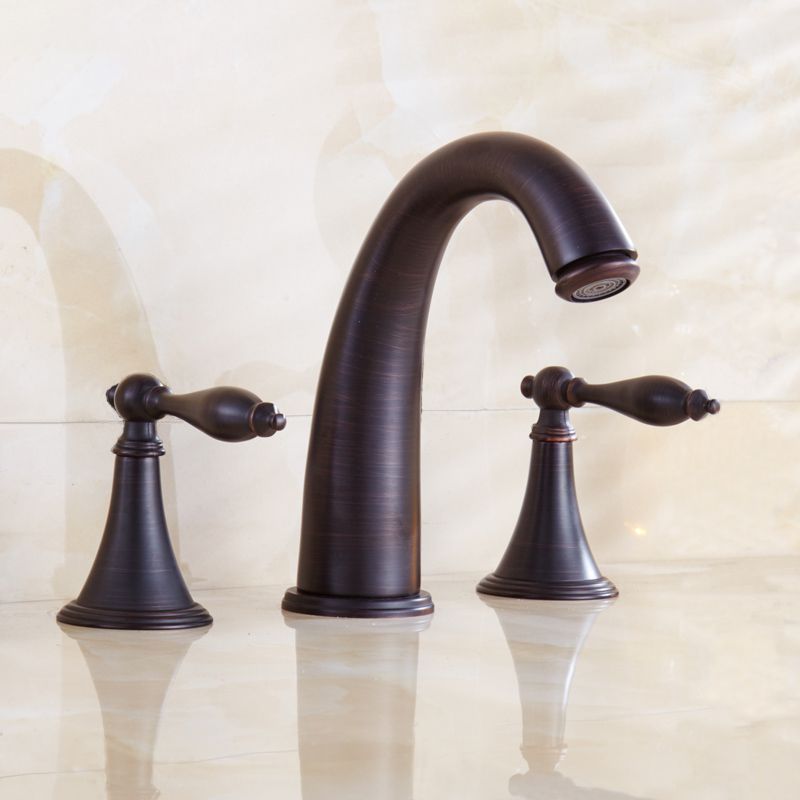 Copper Deck Mounted Roman Tub Faucet Low Arc Roman Tub Faucet Set Clearhalo 'Bathroom Remodel & Bathroom Fixtures' 'Bathtub Faucets' 'bathtub_faucets' 'Home Improvement' 'home_improvement' 'home_improvement_bathtub_faucets' 1200x1200_7c9c6c94-80a1-4fe4-8101-0a4bd3627a75