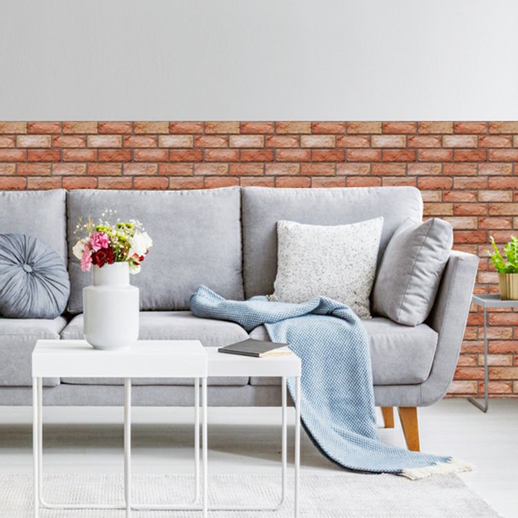 Artificial Brick Wall Panel Farmhouse Style Simple Home Living Room Panel Wall (5-pack) Clearhalo 'Flooring 'Home Improvement' 'home_improvement' 'home_improvement_wall_paneling' 'Wall Paneling' 'wall_paneling' 'Walls & Ceilings' Walls and Ceiling' 1200x1200_7ca45155-576f-40be-851e-62c42e60860e