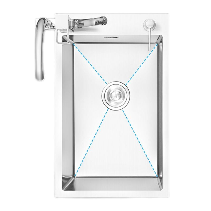 Modern Style Kitchen Sink Stainless Steel Soundproof Kitchen Sink with Basket Strainer Clearhalo 'Home Improvement' 'home_improvement' 'home_improvement_kitchen_sinks' 'Kitchen Remodel & Kitchen Fixtures' 'Kitchen Sinks & Faucet Components' 'Kitchen Sinks' 'kitchen_sinks' 1200x1200_7cc37ea8-58c0-4269-8bc8-bb90758d4136