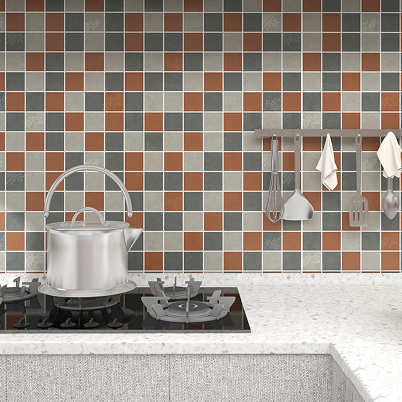 Modern Waterproof Mosaic Tile Smooth Peel and Stick Backsplash Tile for Kitchen Clearhalo 'Flooring 'Home Improvement' 'home_improvement' 'home_improvement_peel_stick_blacksplash' 'Peel & Stick Backsplash Tile' 'peel_stick_blacksplash' 'Walls & Ceilings' Walls and Ceiling' 1200x1200_7cd060f0-c024-4828-9f02-d7d5ad0716c0