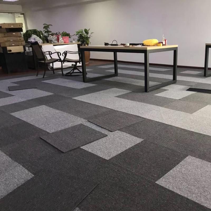 Modern Carpet Tiles Color Block Fade Resistant Carpet Floor Tile Clearhalo 'Carpet Tiles & Carpet Squares' 'carpet_tiles_carpet_squares' 'Flooring 'Home Improvement' 'home_improvement' 'home_improvement_carpet_tiles_carpet_squares' Walls and Ceiling' 1200x1200_7ce4d5e6-2640-42f8-8dc1-427c825303b4