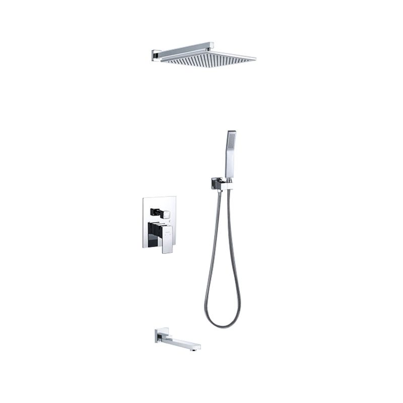 Modern Shower Trim Brass Temperature Control Handheld Shower Head Shower Combo Clearhalo 'Bathroom Remodel & Bathroom Fixtures' 'Home Improvement' 'home_improvement' 'home_improvement_shower_faucets' 'Shower Faucets & Systems' 'shower_faucets' 'Showers & Bathtubs Plumbing' 'Showers & Bathtubs' 1200x1200_7cfd72c4-3580-47f9-bdb1-46bada0859ad