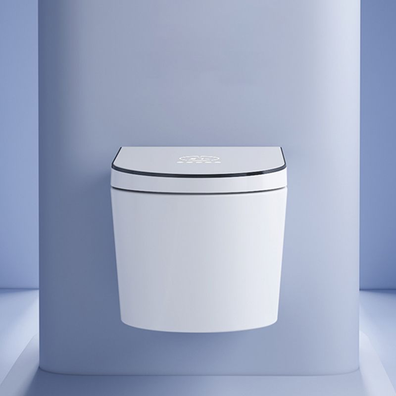 Wall Mounted Modern Flush Intelligent Toilet with Slow Close Seat and Heated Seat Clearhalo 'Bathroom Remodel & Bathroom Fixtures' 'Bidets' 'Home Improvement' 'home_improvement' 'home_improvement_bidets' 'Toilets & Bidets' 1200x1200_7d02dddf-d4b1-4a1d-874d-7f1497551ce3