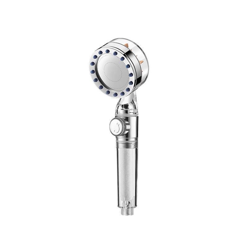 Contemporary Handheld Supercharged Shower Head Round Turbo Spray Head Clearhalo 'Bathroom Remodel & Bathroom Fixtures' 'Home Improvement' 'home_improvement' 'home_improvement_shower_heads' 'Shower Heads' 'shower_heads' 'Showers & Bathtubs Plumbing' 'Showers & Bathtubs' 1200x1200_7d0947b5-ca00-4ce6-bdca-fea1c252c9cf