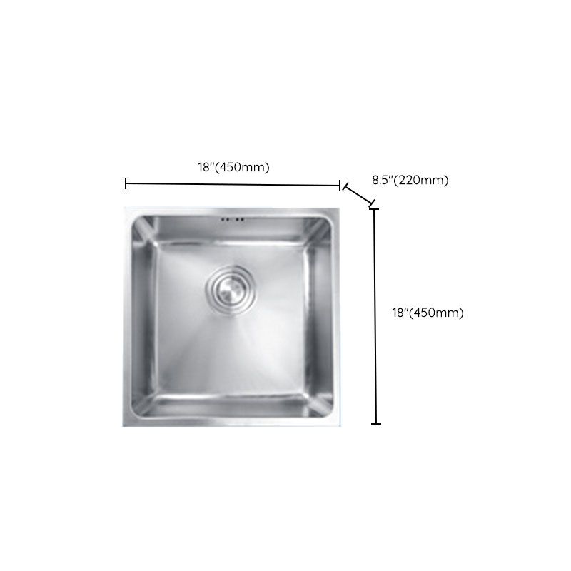 Classic Single Basin Sink Stainless Steel Workstation Sink with Faucet Clearhalo 'Home Improvement' 'home_improvement' 'home_improvement_kitchen_sinks' 'Kitchen Remodel & Kitchen Fixtures' 'Kitchen Sinks & Faucet Components' 'Kitchen Sinks' 'kitchen_sinks' 1200x1200_7d0d0824-2795-41e0-8a49-639325756802