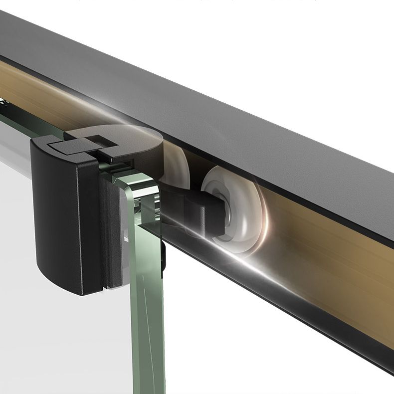 Semi-Frameless Tempered Glass Shower Enclosure with Half-Framed Shower Enclosure Clearhalo 'Bathroom Remodel & Bathroom Fixtures' 'Home Improvement' 'home_improvement' 'home_improvement_shower_stalls_enclosures' 'Shower Stalls & Enclosures' 'shower_stalls_enclosures' 'Showers & Bathtubs' 1200x1200_7d11048a-4c74-42c5-813b-c67a9b0f3ce8