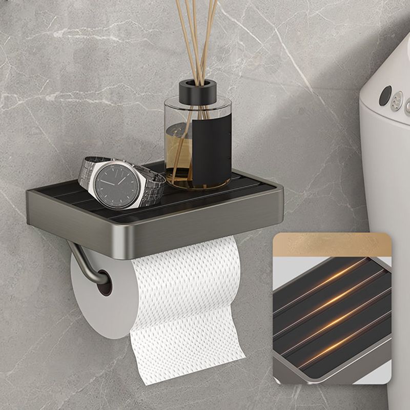 Modern Bath Hardware Set Paper Holder Towel Bar Bathroom Accessory Kit Clearhalo 'Bathroom Hardware Sets' 'Bathroom Hardware' 'Bathroom Remodel & Bathroom Fixtures' 'bathroom_hardware_sets' 'Home Improvement' 'home_improvement' 'home_improvement_bathroom_hardware_sets' 1200x1200_7d1b2e71-453d-4a6c-8a2c-1803f11f240c