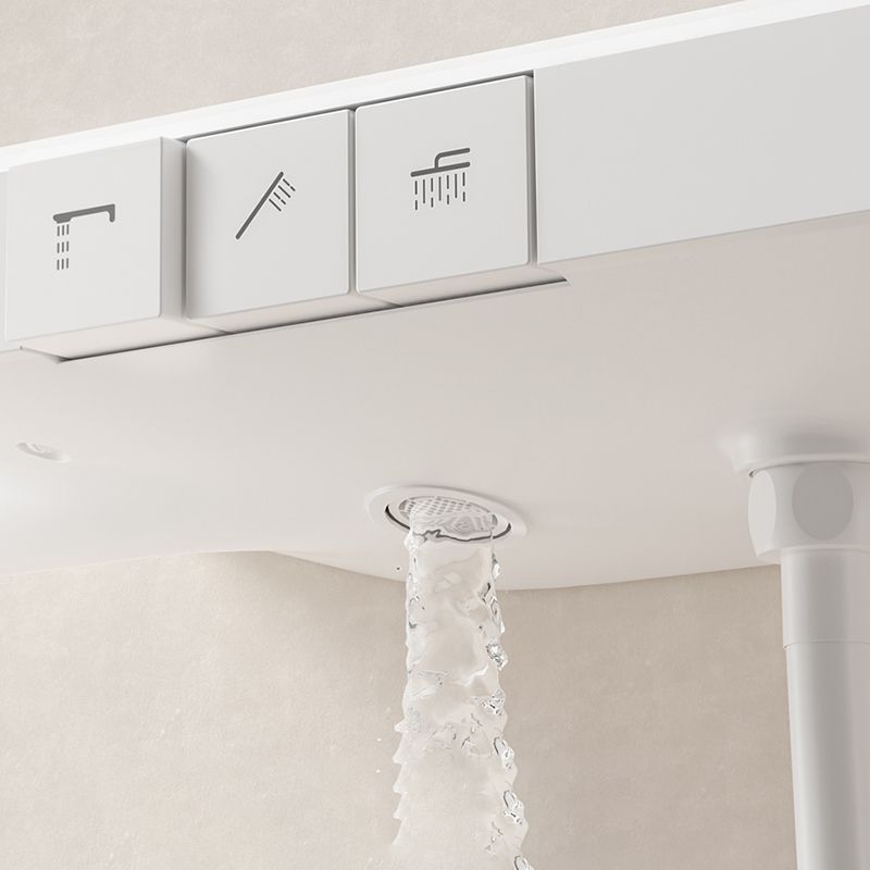 Modern Shower System Brass Volume Control Slide Bar Included Shower Combo Clearhalo 'Bathroom Remodel & Bathroom Fixtures' 'Home Improvement' 'home_improvement' 'home_improvement_shower_faucets' 'Shower Faucets & Systems' 'shower_faucets' 'Showers & Bathtubs Plumbing' 'Showers & Bathtubs' 1200x1200_7d63dd45-b866-47ba-824a-73139a5f34b0