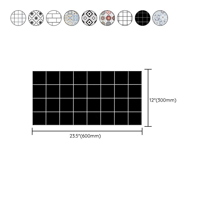 Single Tile Peel and Stick Backsplash Contemporary Kitchen Wallpaper Clearhalo 'Flooring 'Home Improvement' 'home_improvement' 'home_improvement_peel_stick_blacksplash' 'Peel & Stick Backsplash Tile' 'peel_stick_blacksplash' 'Walls & Ceilings' Walls and Ceiling' 1200x1200_7d6b0b26-5312-4524-9e48-4167c176c4f9