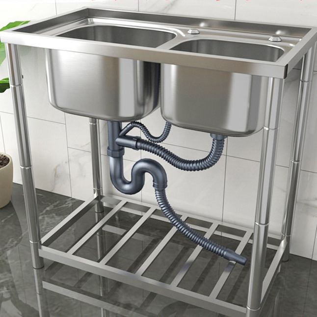 Modern Style Kitchen Sink Stainless Steel All-in-one Kitchen Sink with Drain Assembly Clearhalo 'Home Improvement' 'home_improvement' 'home_improvement_kitchen_sinks' 'Kitchen Remodel & Kitchen Fixtures' 'Kitchen Sinks & Faucet Components' 'Kitchen Sinks' 'kitchen_sinks' 1200x1200_7d71823e-da23-48a3-80c0-739e476538ef