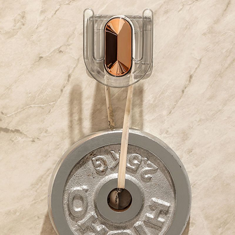 Robe Hook Bathroom Hardware Modern Adhesive Mount Bathroom Accessory Kit Clearhalo 'Bathroom Hardware Sets' 'Bathroom Hardware' 'Bathroom Remodel & Bathroom Fixtures' 'bathroom_hardware_sets' 'Home Improvement' 'home_improvement' 'home_improvement_bathroom_hardware_sets' 1200x1200_7d73623d-bd74-464a-85ed-4cfda4417bfd